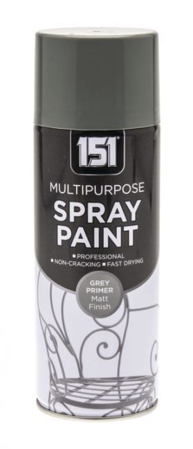 4X 151 Grey Primer Spray Paint 400ml Spray Paint