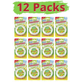 12X Duzzit Fresh Lemon Scented Oval Fridge Freshener