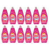 Collection of Elbow Grease pink blush washing up liquid bottles for effective dish cleaning