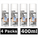 4X Rapide Spray And Seal 400ml White Sealant