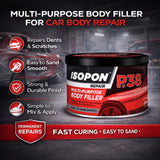 3X Isopon P38 Multi-Purpose Body Filler 250ml