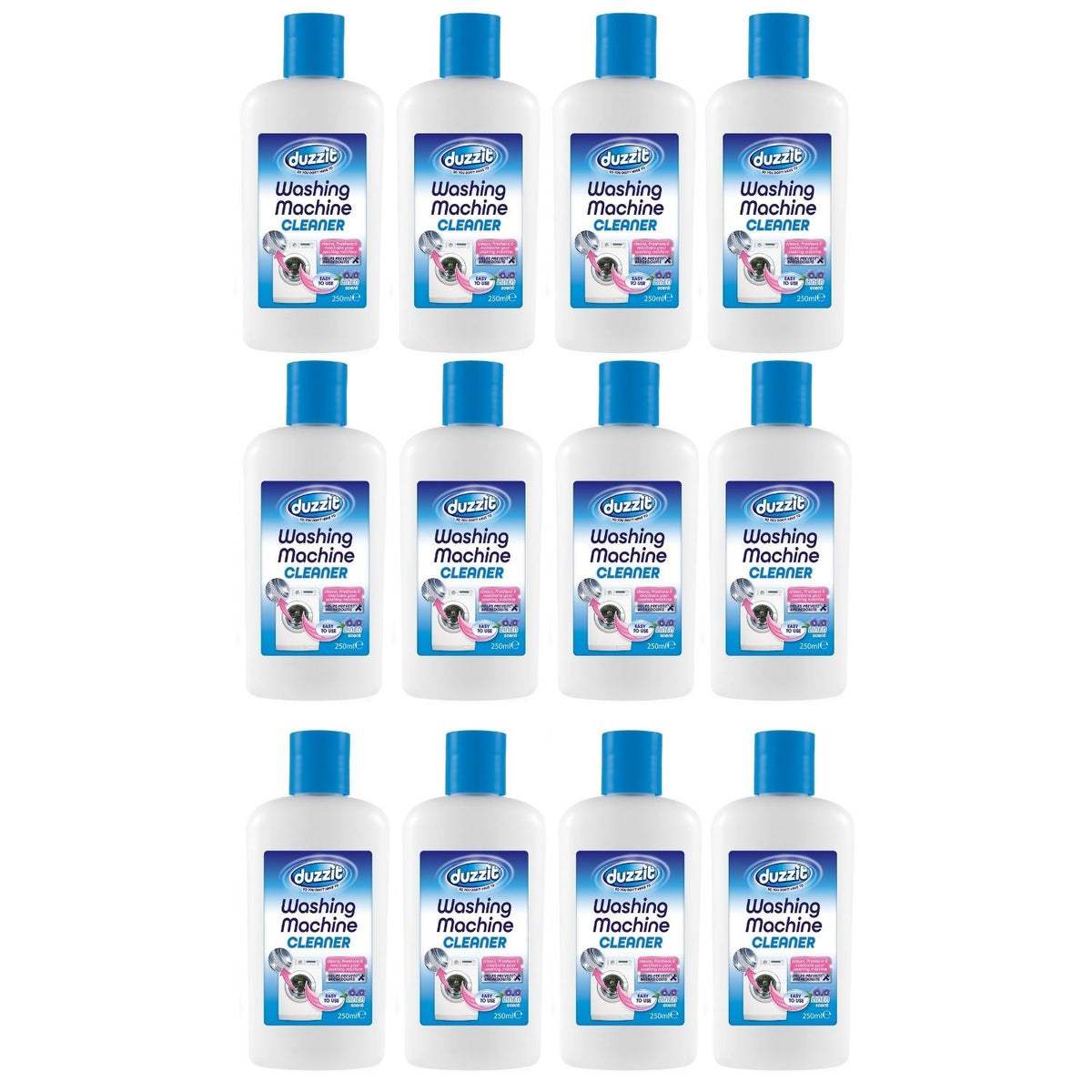 12X - Duzzit Washing Machine Cleaner Linen 250ml