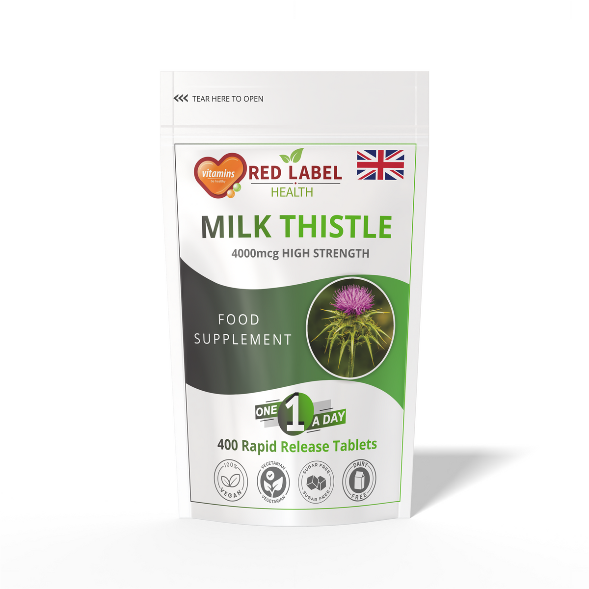 Milk Thistle Extract 4000mg - 200 Tablets