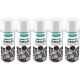 5X Overlay Clear Grease Professional Spray Lubricant 200ml