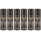 6X Paint Factory Black Gloss 250ml