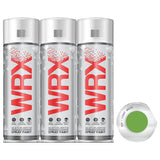 3X WRX Flat Light Green Spray Paint 400ml Spray Paint