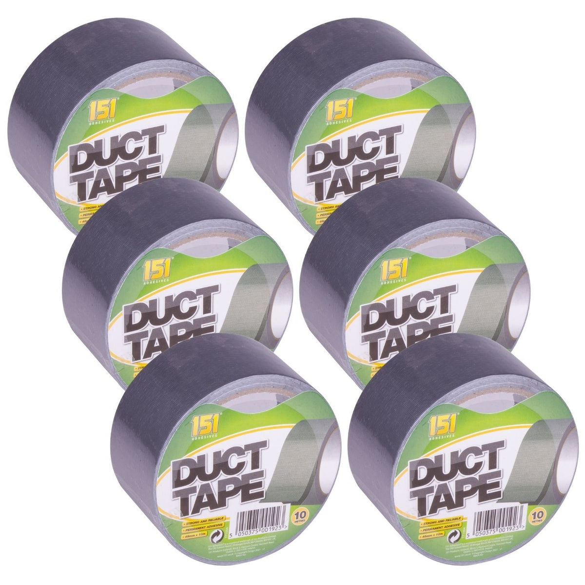 6X - 151 Duct Tape 10M X 48MM