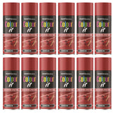 12X Paint Factory Crimson Red Gloss Spray Paint 400ml