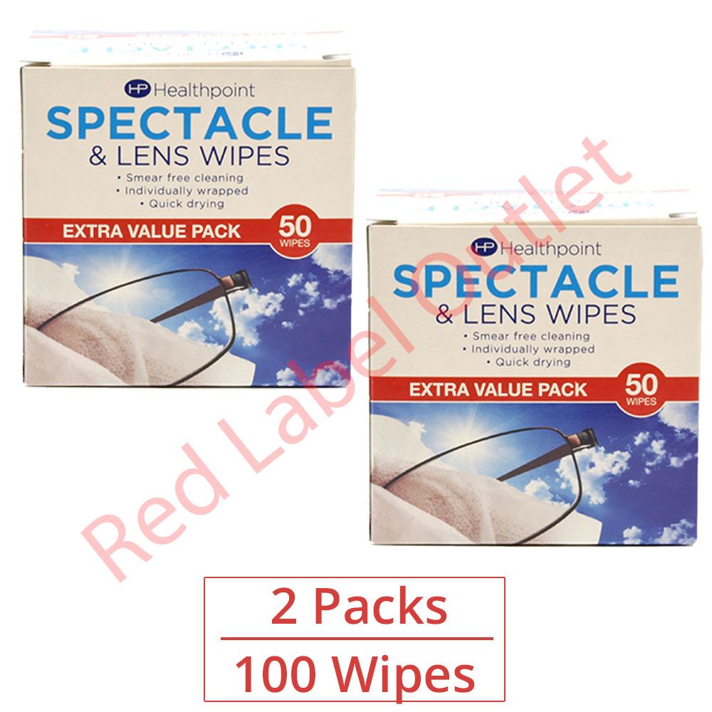 Spectacle Wipes 52pk X 2 Spectacle Wipes
