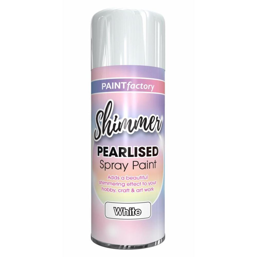 Paint Factory Pearlised Whitespray Paint 400ml