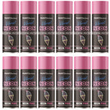 12X Paint Factory Fluorescent Neon Pink Spray Paint 200ml
