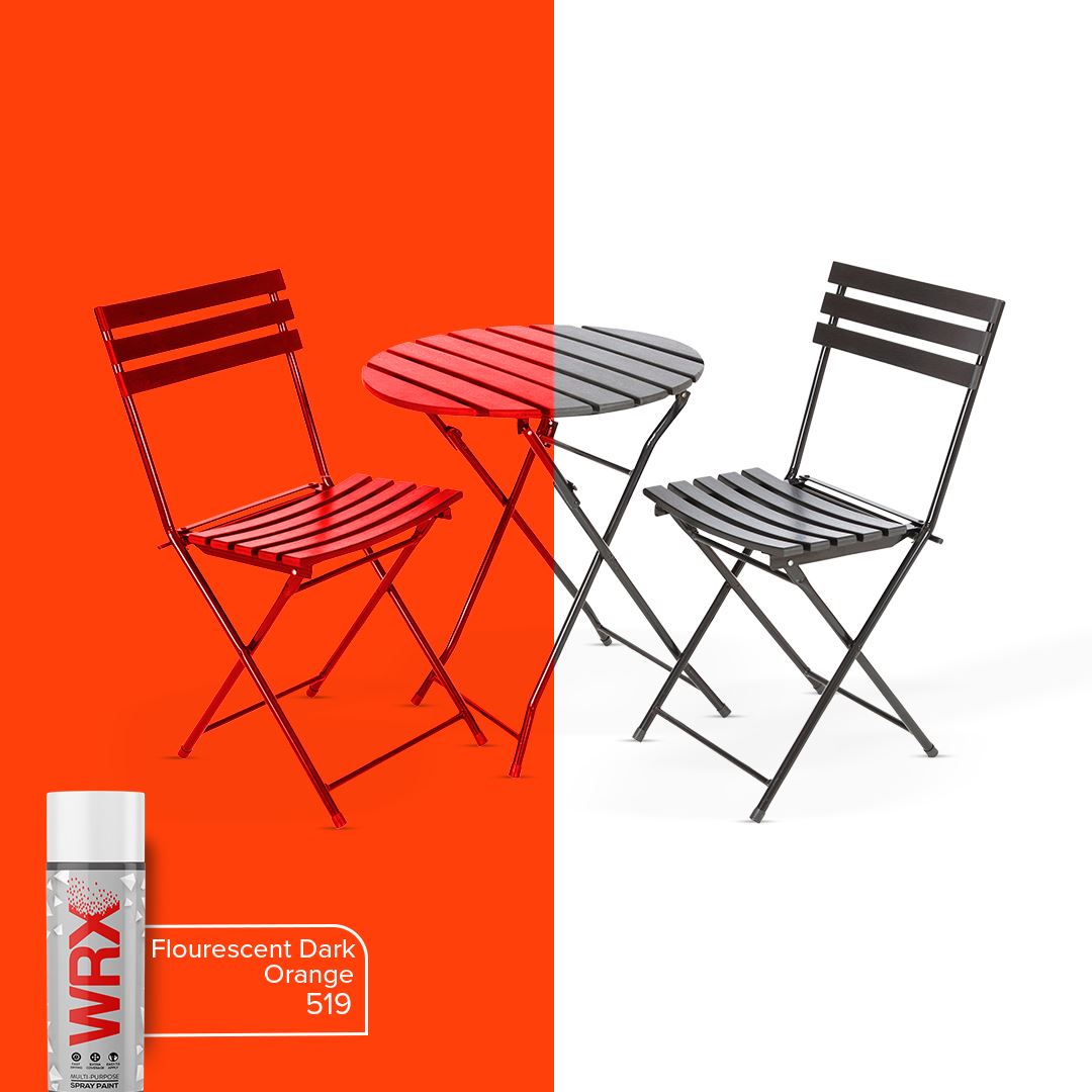 12X WRX Fluorescent Dark Orange Spray Paint 400ml
