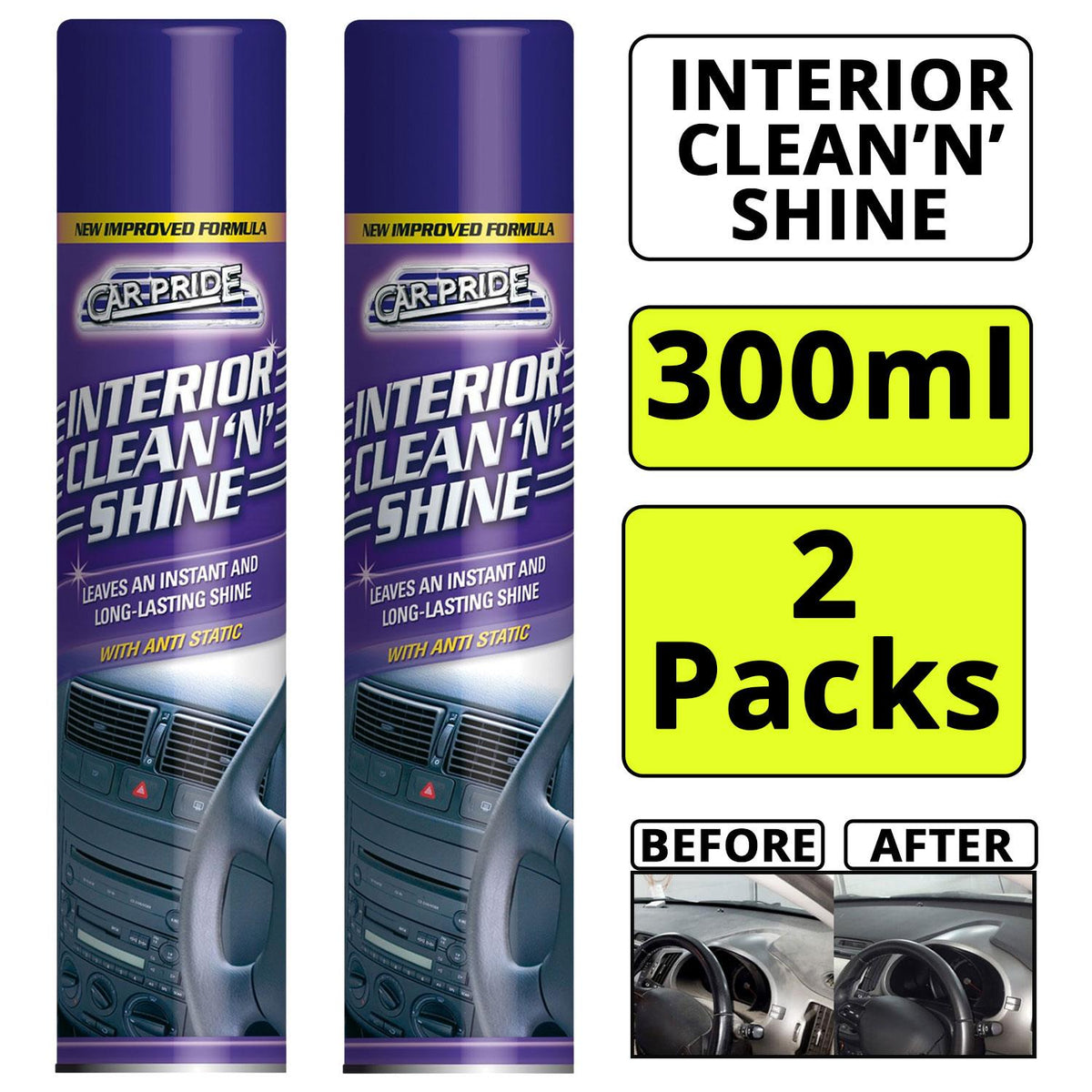 2X - Interior Clean & Shine 300ml