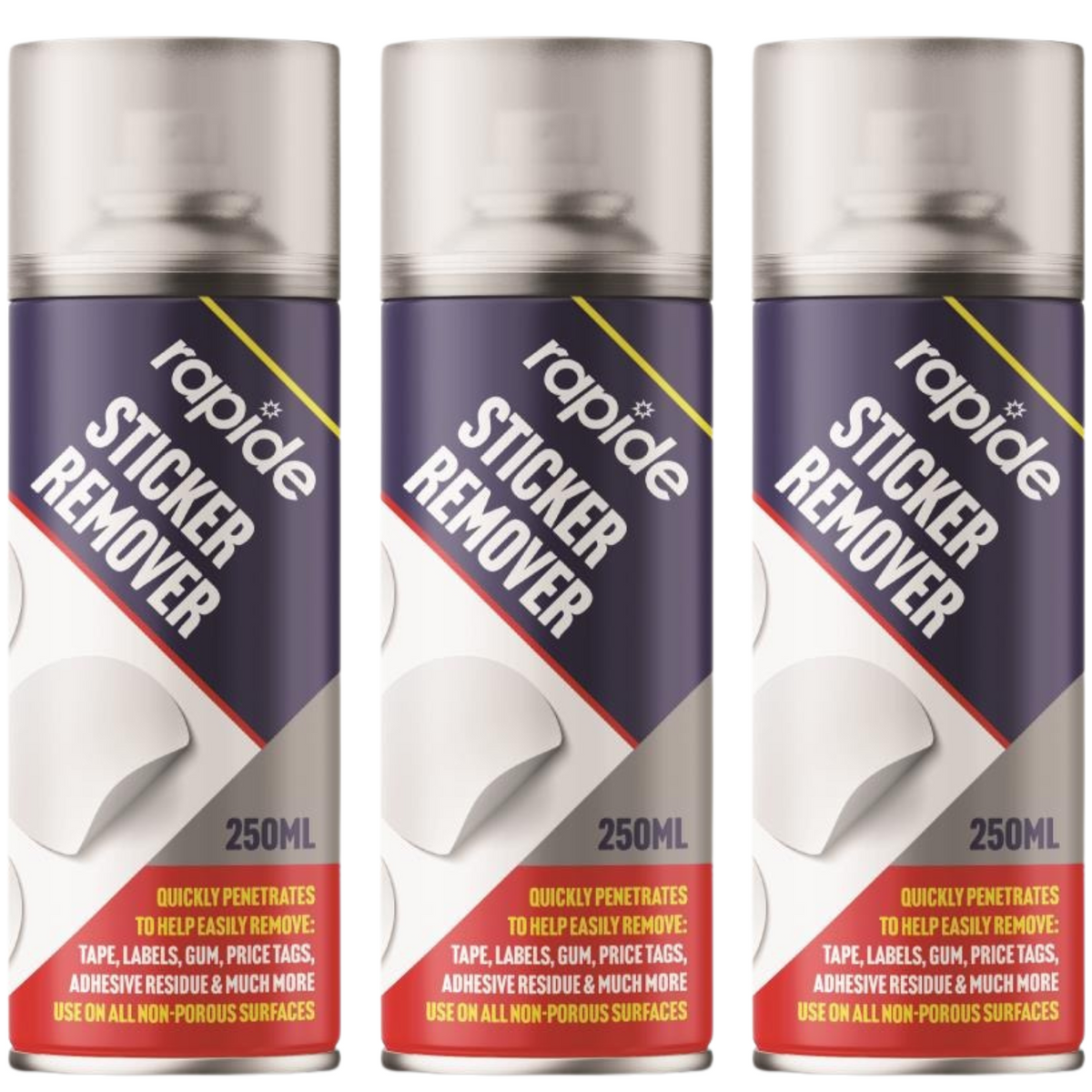 3X Rapide Sticker Remover Spray 250ml