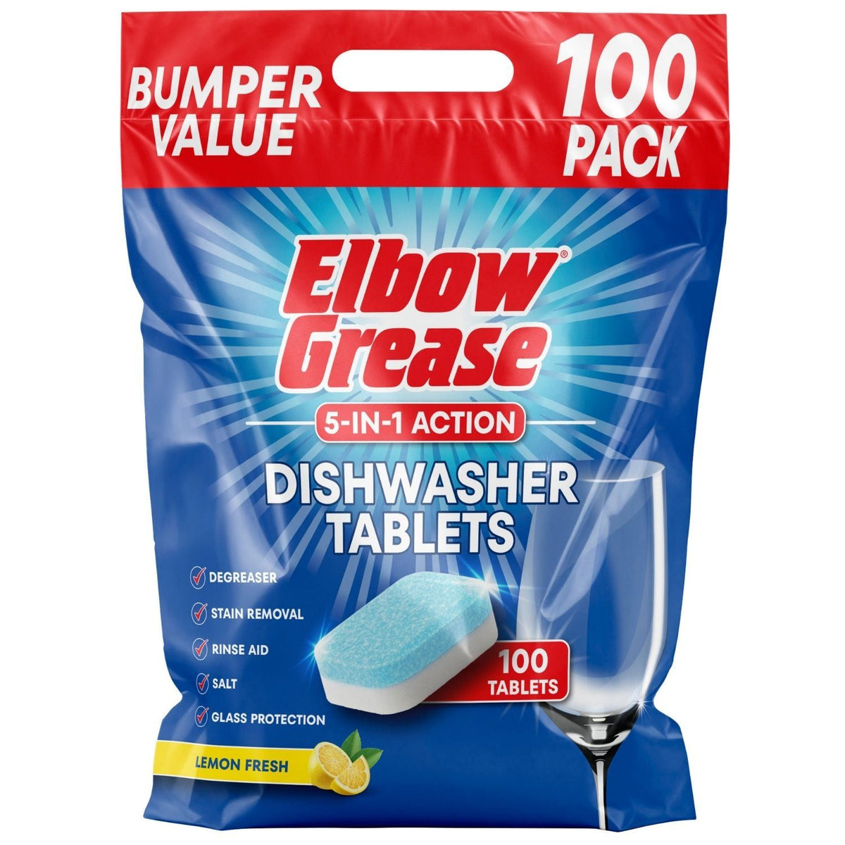 1X - Elbow Grease Dishwasher Tablets 100Pk