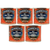 5X Hammerite No.1 Rustbeater Grey 250ml Rustbeater