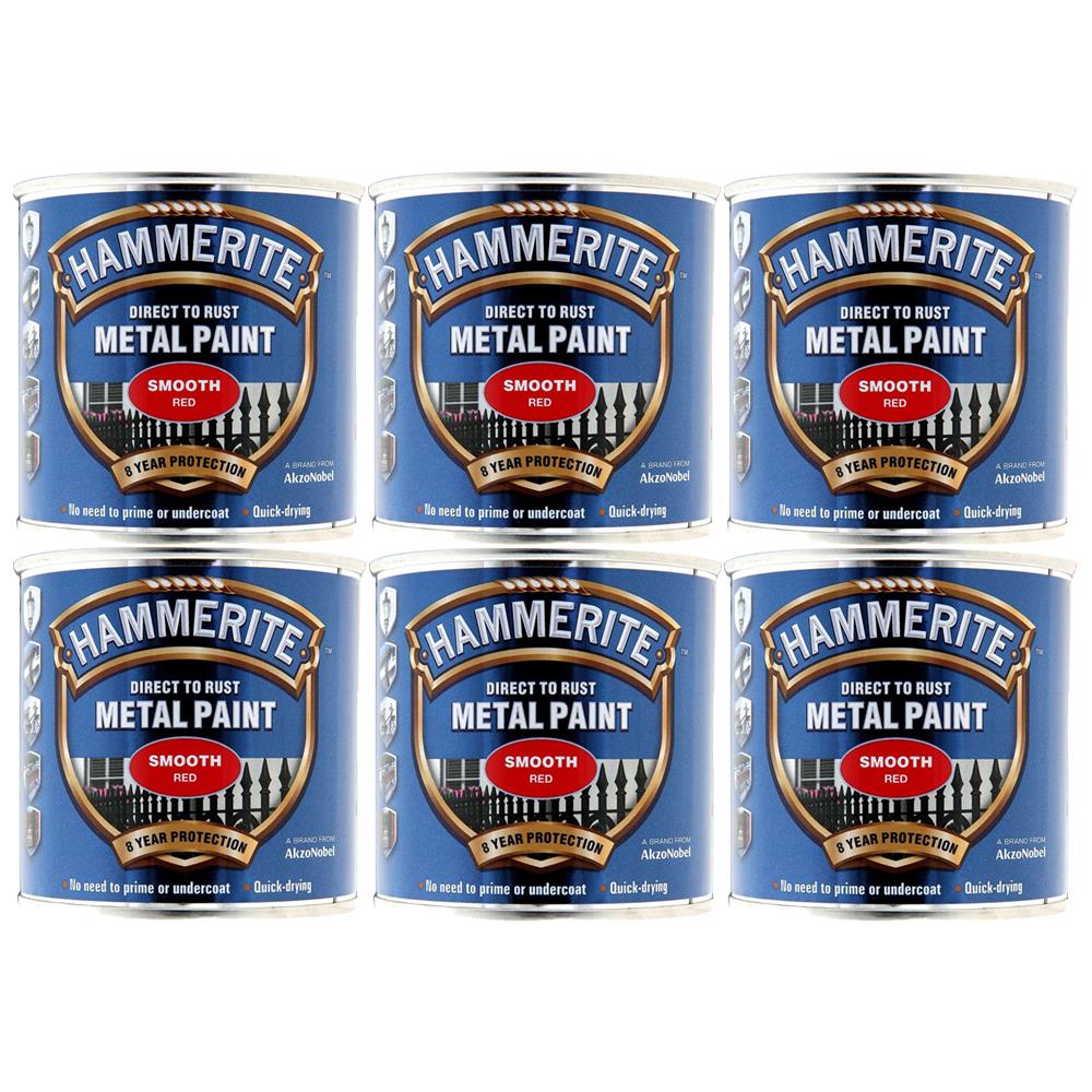 Smooth Red Finish with Hammerite Smooth Red Paint 250ml Direct