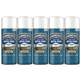 5X Hammerite Hammered White Spray Paint 400ml Spray Paint
