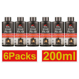 Home & Garden stove polish spray 200ml in a pack of six for restoring shine to stoves