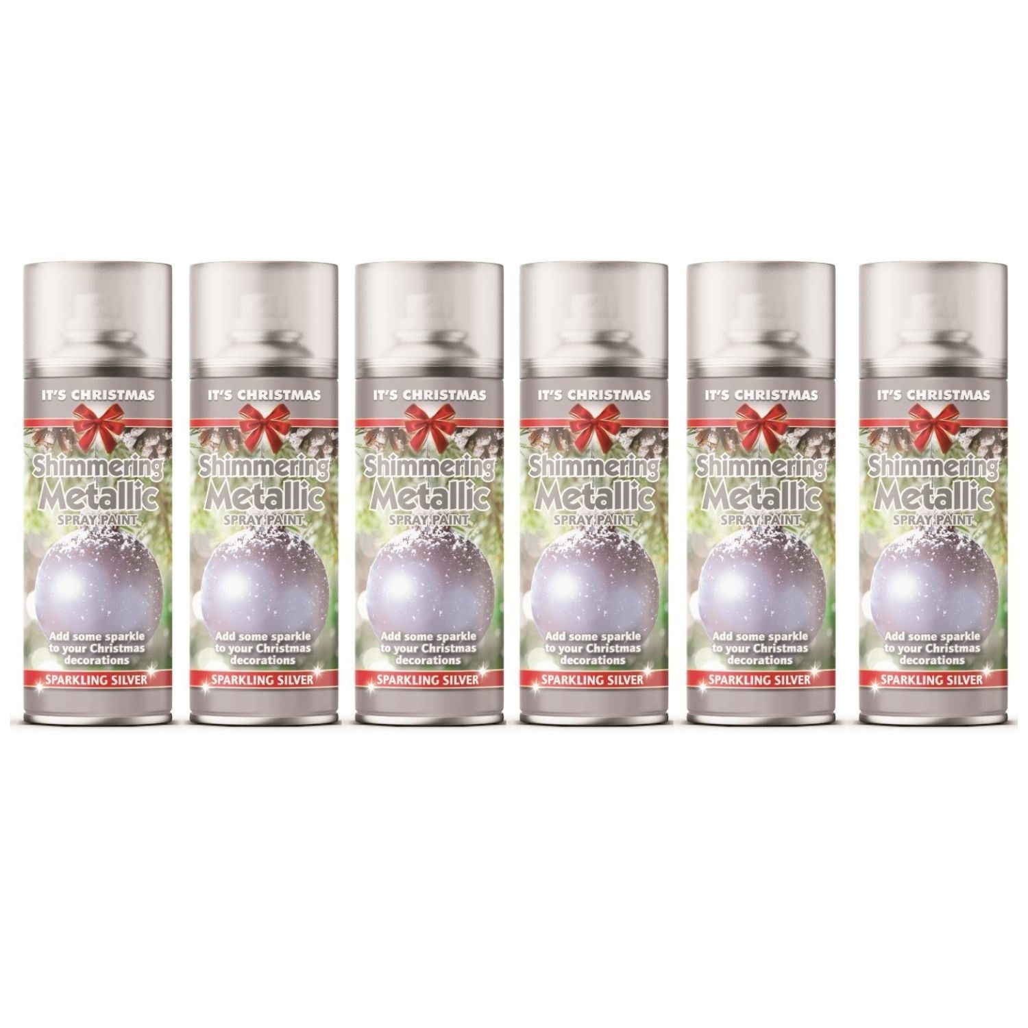 Rapide Shimmering Metallic Spray Paint in Sparkling Silver for use with paint with spray gun