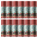 Multiple cans of Paint Factory Massey Ferguson red spray paint for tractor restoration projects