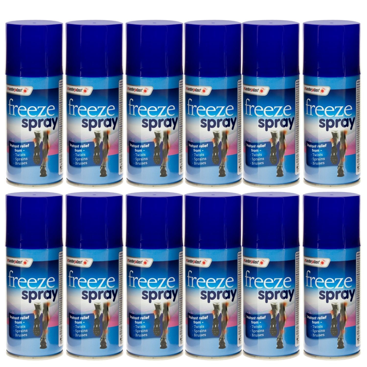 Masterplast freeze spray got2b for instant muscle relief in a 400ml can, ideal for athletes