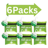 Mini first aid kit 6 pack ideal for travel and quick medical assistance in emergencies