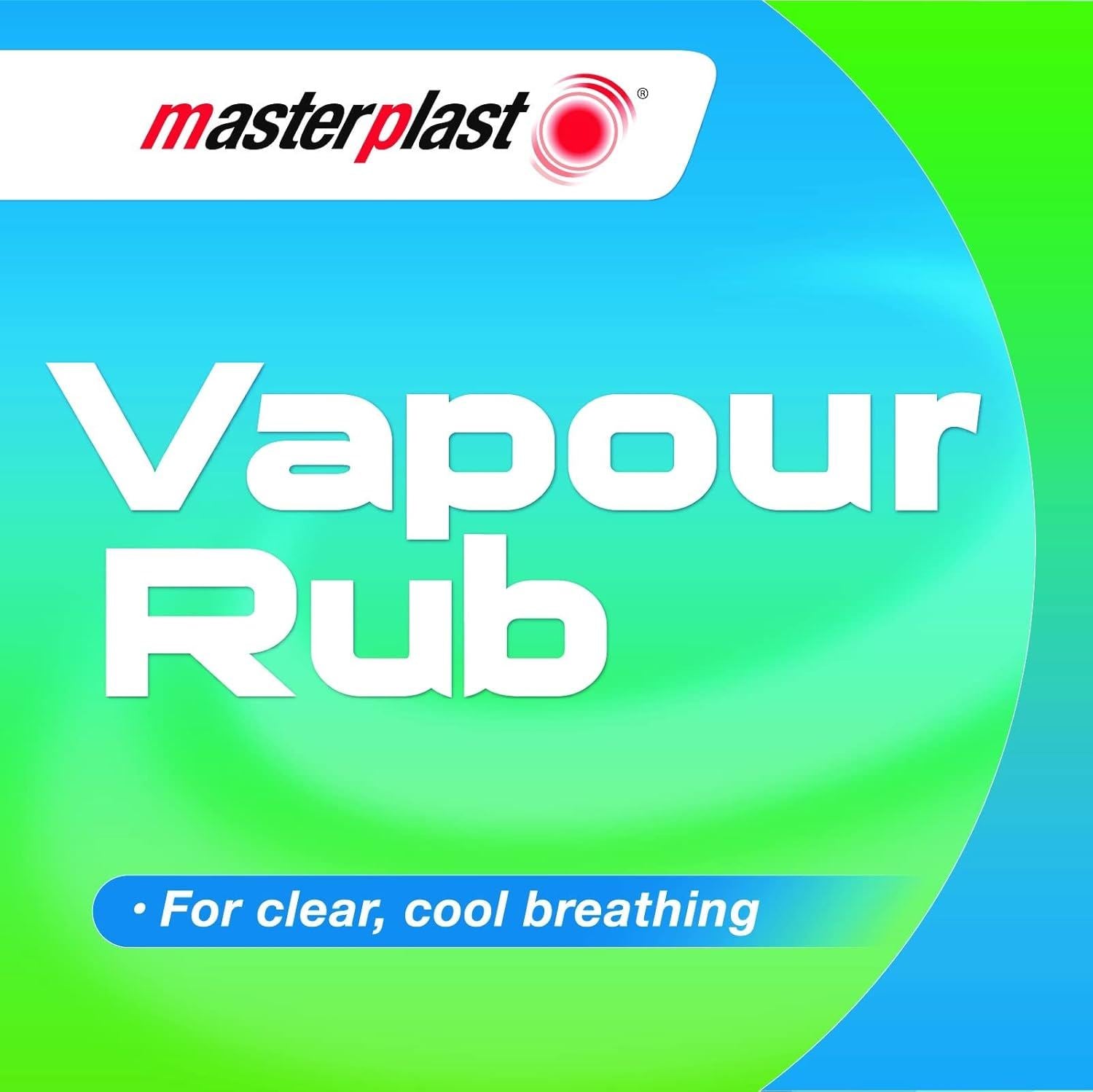 Masterplast Vapour Rub for congestion relief with soothing formula for clear, cool breathing