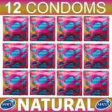 12X Mates Condoms Natural Extra Comfort Male Condom