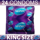 24X Mates King Size Condoms Male Condom