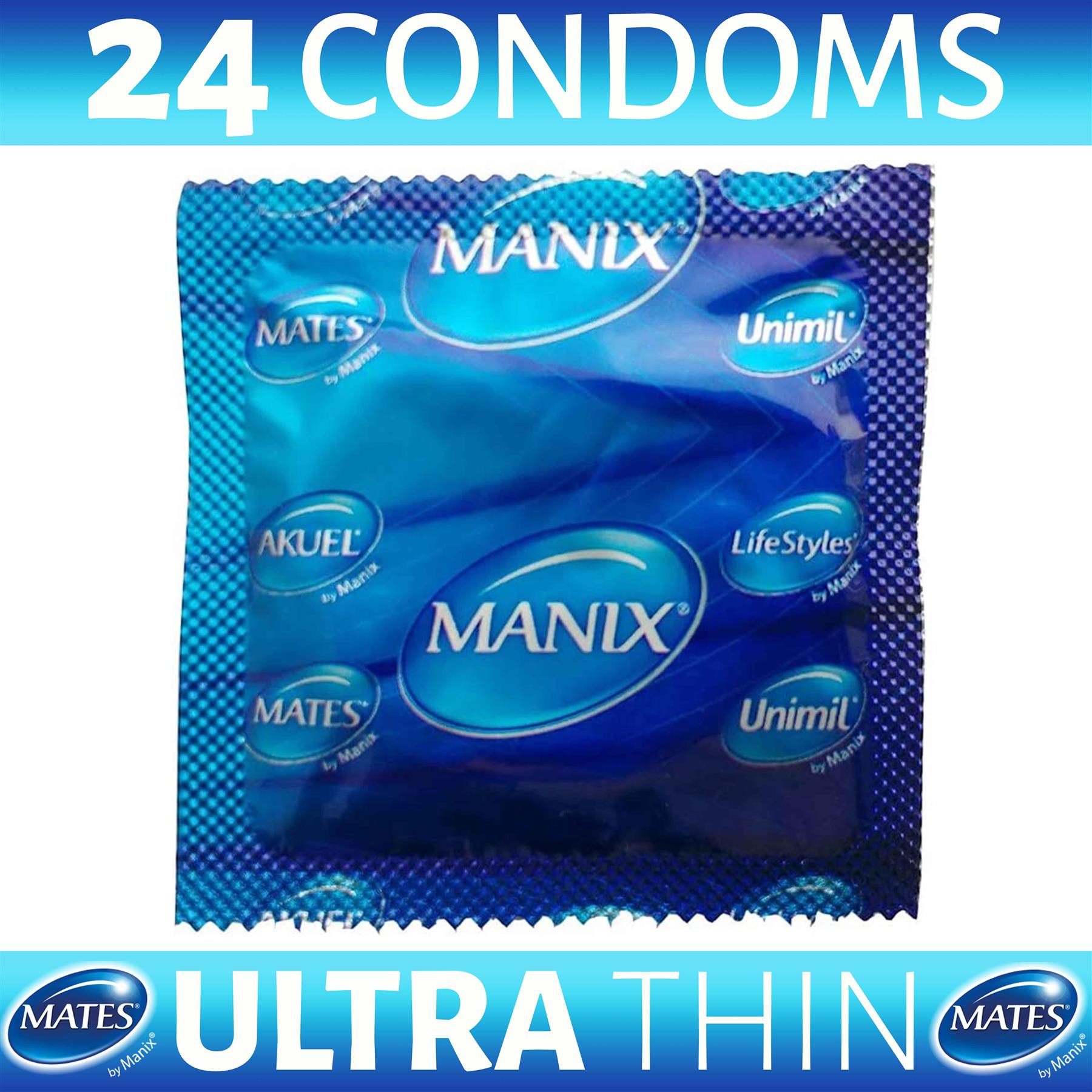 24X Mates Condoms Ultra Thin Male Condom