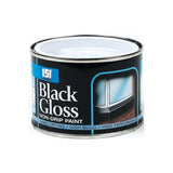 151 non-drip black gloss paint tin designed for smooth, high-performance finishes on various surfaces