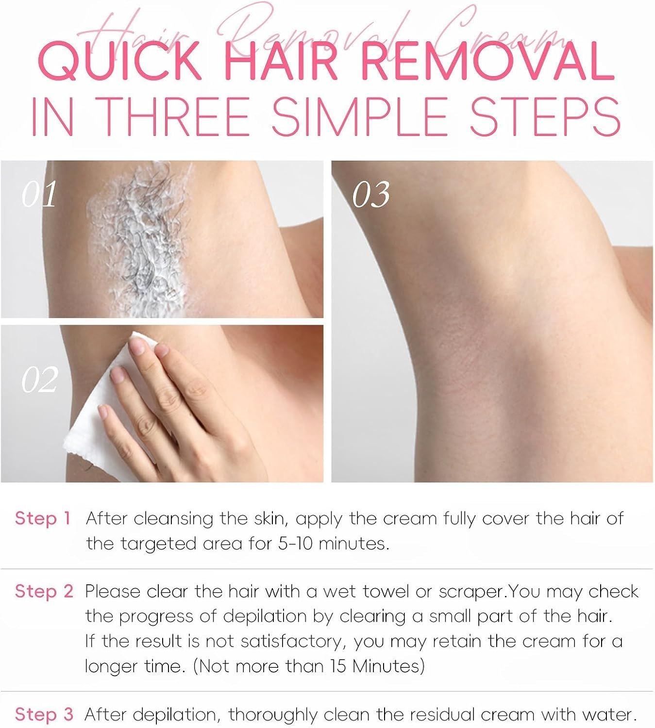Nuage hair removal cream 6 pack instructions for smooth skin in three easy steps
