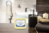 Nuage petroleum jelly bulk pack in a bathroom setting, ideal for moisturising and protecting skin