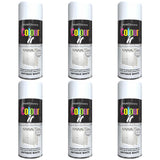 Paint Factory antique white gloss spray paint cans with quick drying and glossy finish for interior use