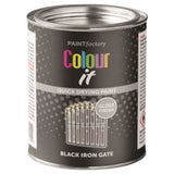 24X - Paint Factory Black Iron Gate Gloss Tin Paint 300ml