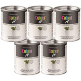 5X Paint Factory Brilliant White Gloss Tin Paint 300ml Tin Paint