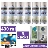 6X Paint Factory Glass Frosting Spray 400ml Spray Paint