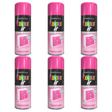 6X Paint Factory Pink Gloss Spray Paint 250ml Spray Paint