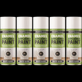 5X White Gloss Enamel Appliance Spray Paint 400ml Spray Paint