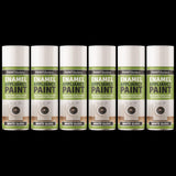 6X White Gloss Enamel Appliance Spray Paint 400ml Spray Paint