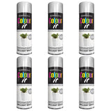 6X Paint Factory White Gloss Spray Paint 250ml Spray Paint