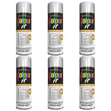 6X Paint Factory White Matt Spray Paint 250ml Spray Paint