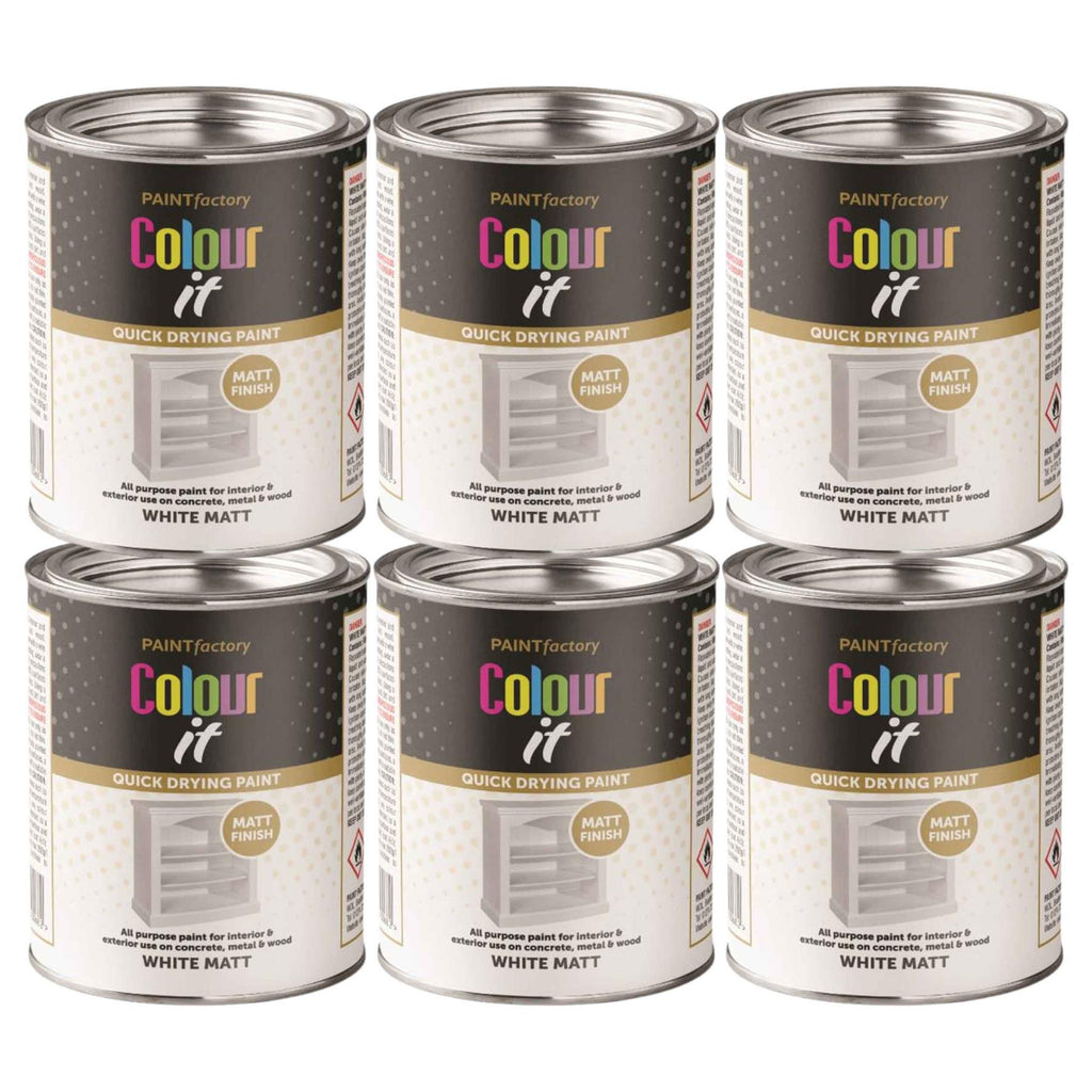 Fast-Drying 300ml White Matt Tin Paint for Interior Exterior