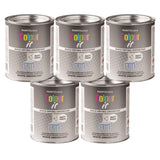 5X Paint Factory White Matt Undercoat Tin Paint 300ml Tin Paint