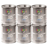 6X Paint Factory White Matt Undercoat Tin Paint 300ml Tin Paint