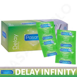 6X Pasante Condoms Infinity Delay Last Longer Climax Male Condom