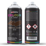 Colour Coat Chestnut Brown Satin Spray Paint 400ml for achieving a smooth finish with paint with spray gun