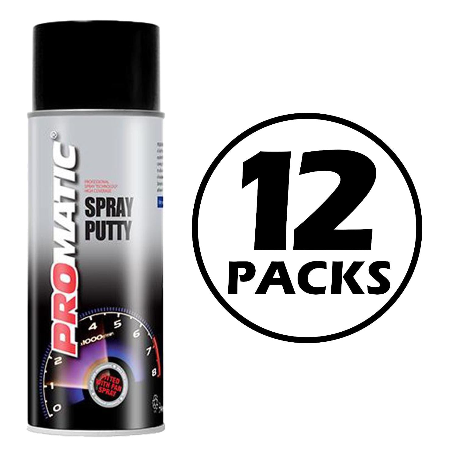 12X Promatic Spray Putty Spray Paint 400ml Technical Spray