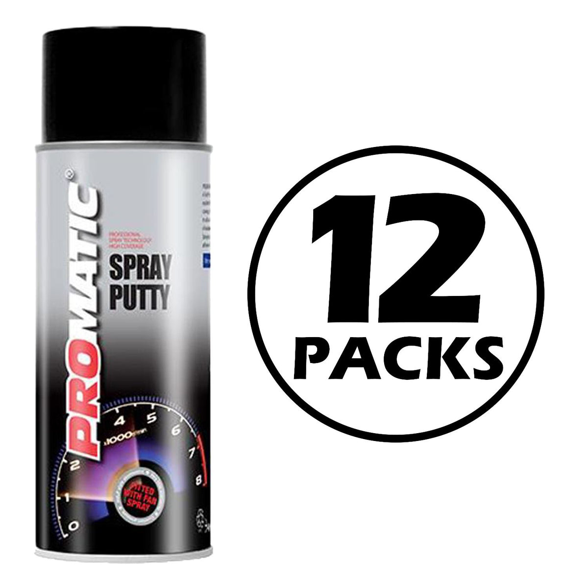 12X Promatic Spray Putty Spray Paint 400ml Technical Spray